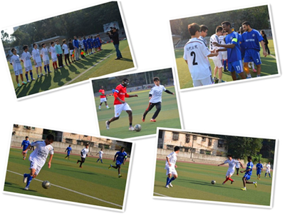 “现代医院”杯足球争霸赛开踢