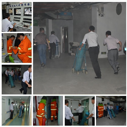 广州现代医院开展氧气泄露消防演习