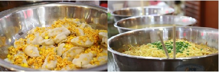 穆斯林患者家属们在现代医院欢度开斋节