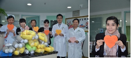 广州现代医院泰国癌症患者欢祝万寿节