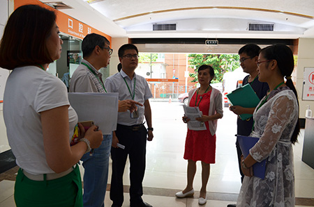 广州现代医院进行全院6月第三次JCI稽核